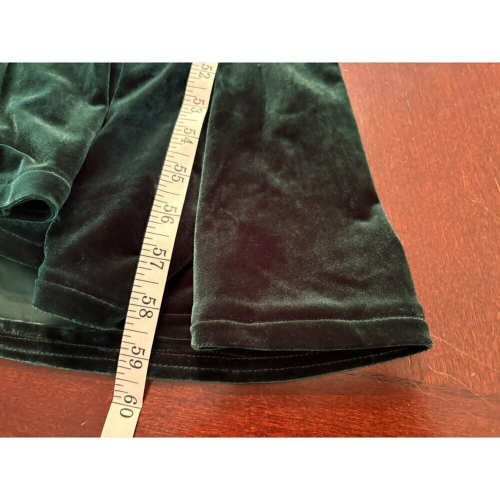 Revelry Rory Velvet Bridesmaid Long Gown Dress in Emerald Green Size 4 - Picture 11 of 16